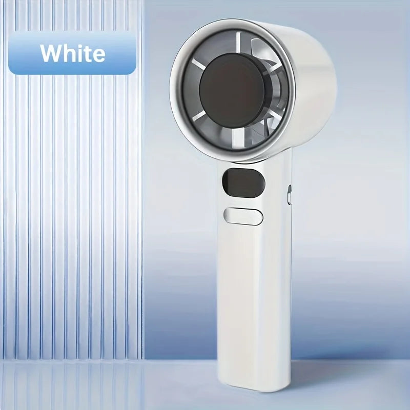 Portable Mini Handheld Fan – USB Rechargeable Cooling Fan for Travel & Summer Heat
